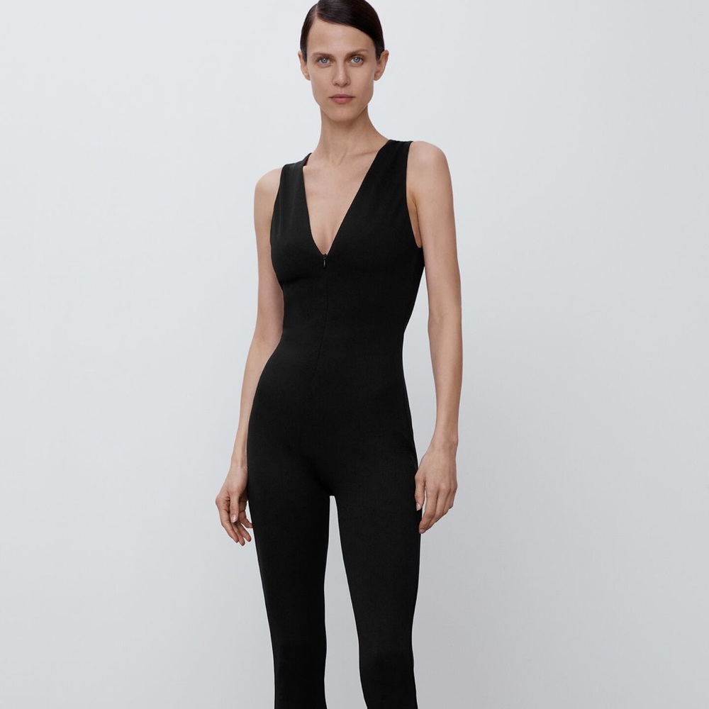 ZARA LONG FITTED JUMPSUIT